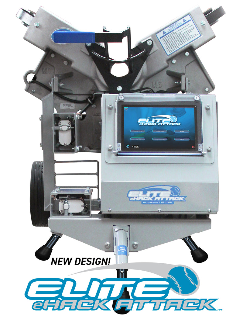 Elite eHack Attack Softball Machine